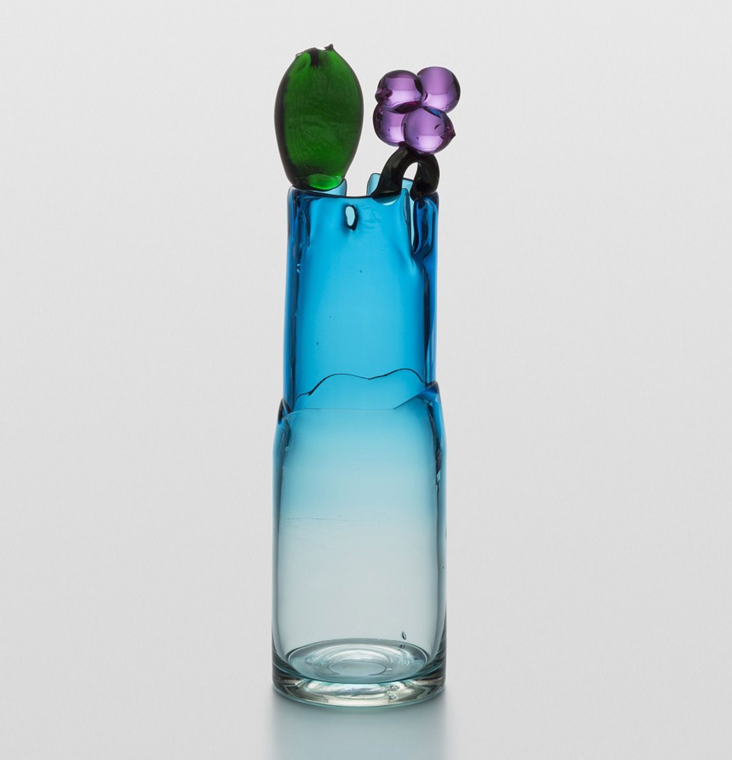 Vase aus venezianischem Glas
